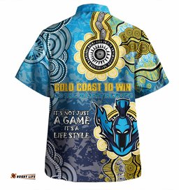 Gold Coast Titans Custom Hawaiian Shirt - Bring On Season 2023 Shirt