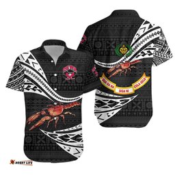 Rewa Rugby Union Fiji Hawaiian Shirt Unique Version Black