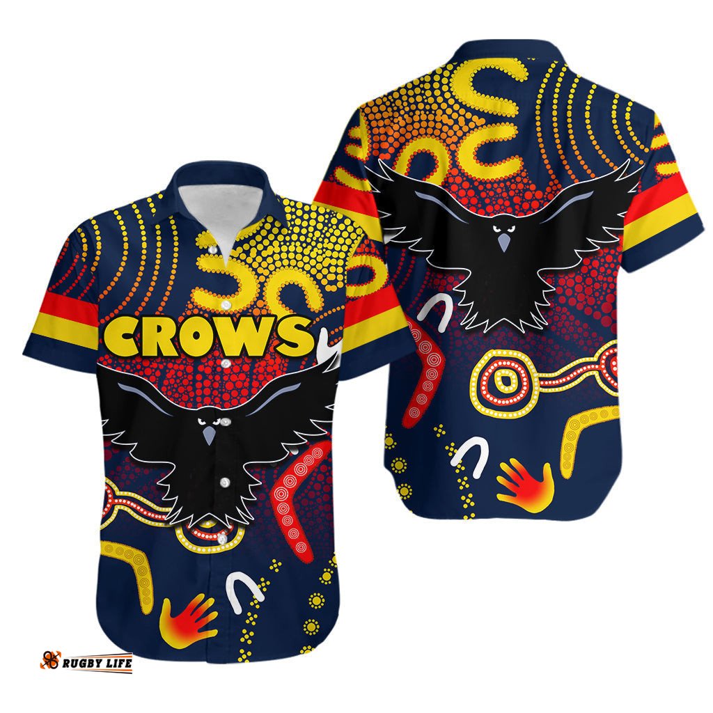 Adelaide Crows Hawaiian Shirt Indigenous