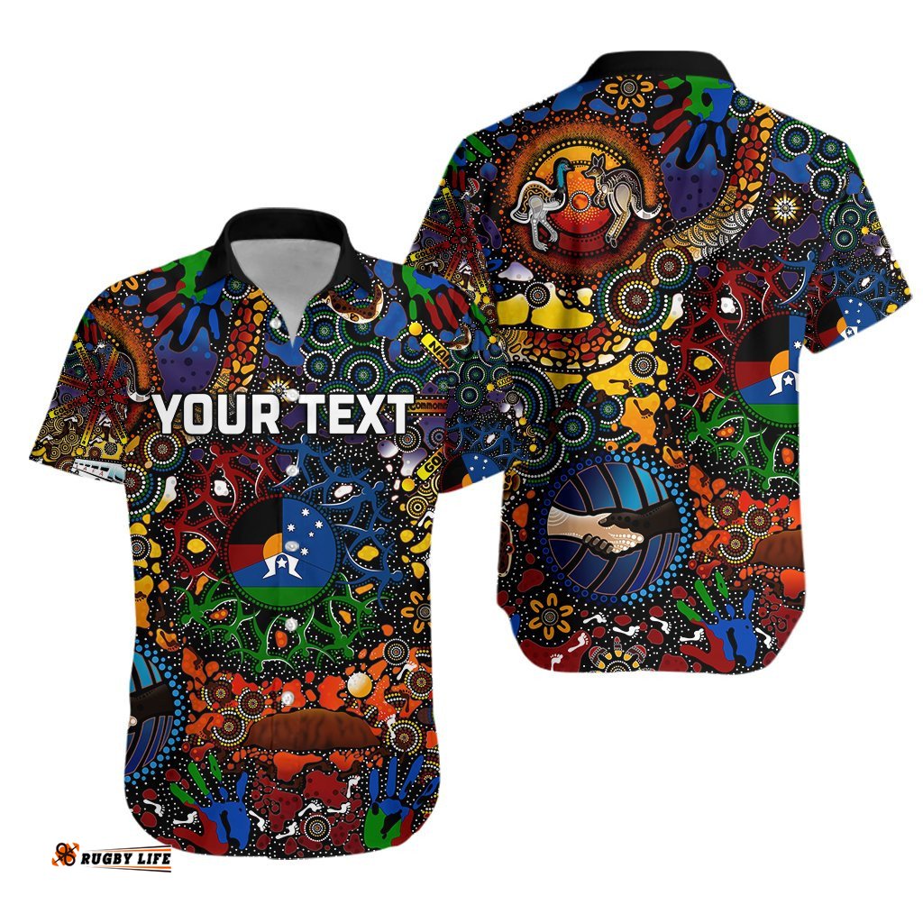 Custom Personalised Australia NAIDOC Week Hawaiian Shirt Indigenous Be Proud