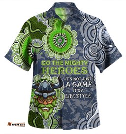 Canberra Raiders Custom Hawaiian Shirt - 2023 Champs Shirt