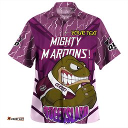 Cane Toads Sport Hawaiian Shirt - Custom Mighty Maroons