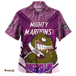 Cane Toads Sport Hawaiian Shirt - Custom Mighty Maroons