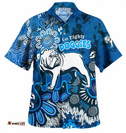 Canterbury-Bankstown Bulldogs Custom Hawaiian Shirt - Go Mighty Doggies Shirt