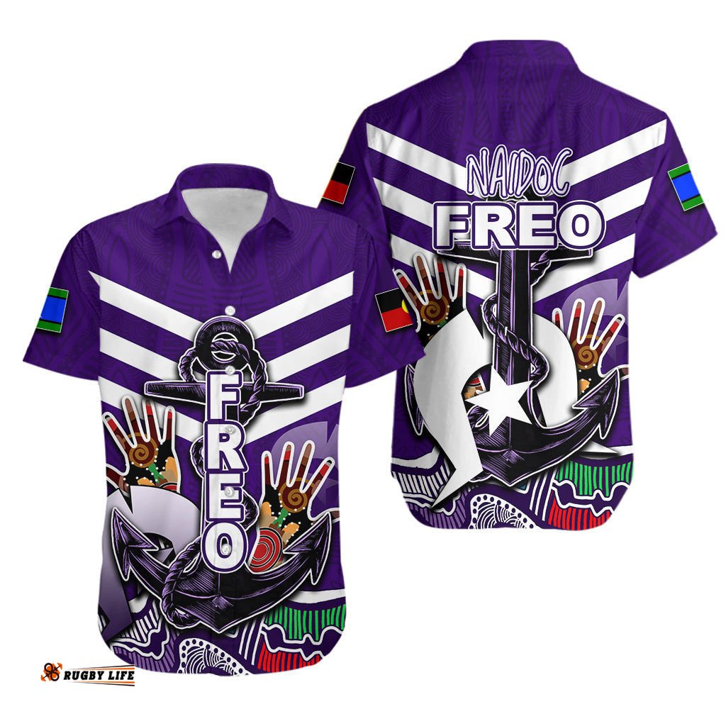 NAIDOC Fremantle Hawaiian Shirt Freo Torres Strait Islanders