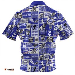 Canterbury-Bankstown Bulldogs Hawaiian Shirt - Team Of Us Die Hard Fan Supporters Comic Style