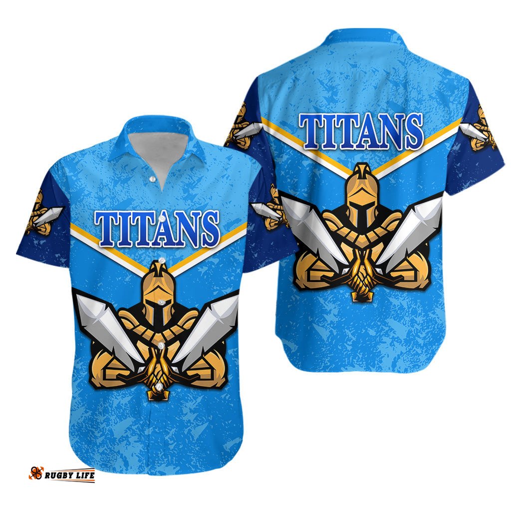 Gold Coast Titans Hawaiian Shirt Gladiator Original Style NO.1