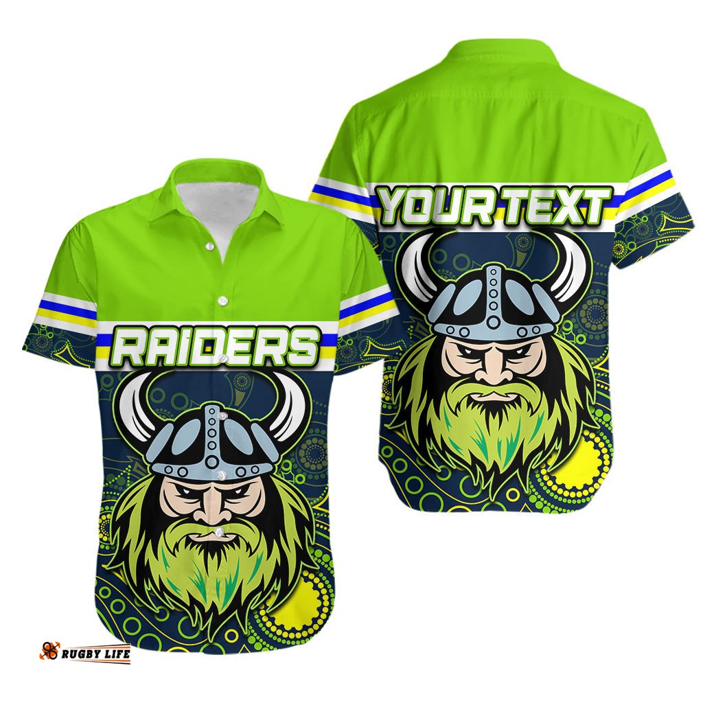 Custom Personalised Raiders Hawaiian Shirt Personalise Style No.3