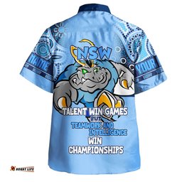 Cockroach Sport Hawaiian Shirt - Custom Talent Win Games But Teamwork And Intelligence Win Championships With Aboriginal Style