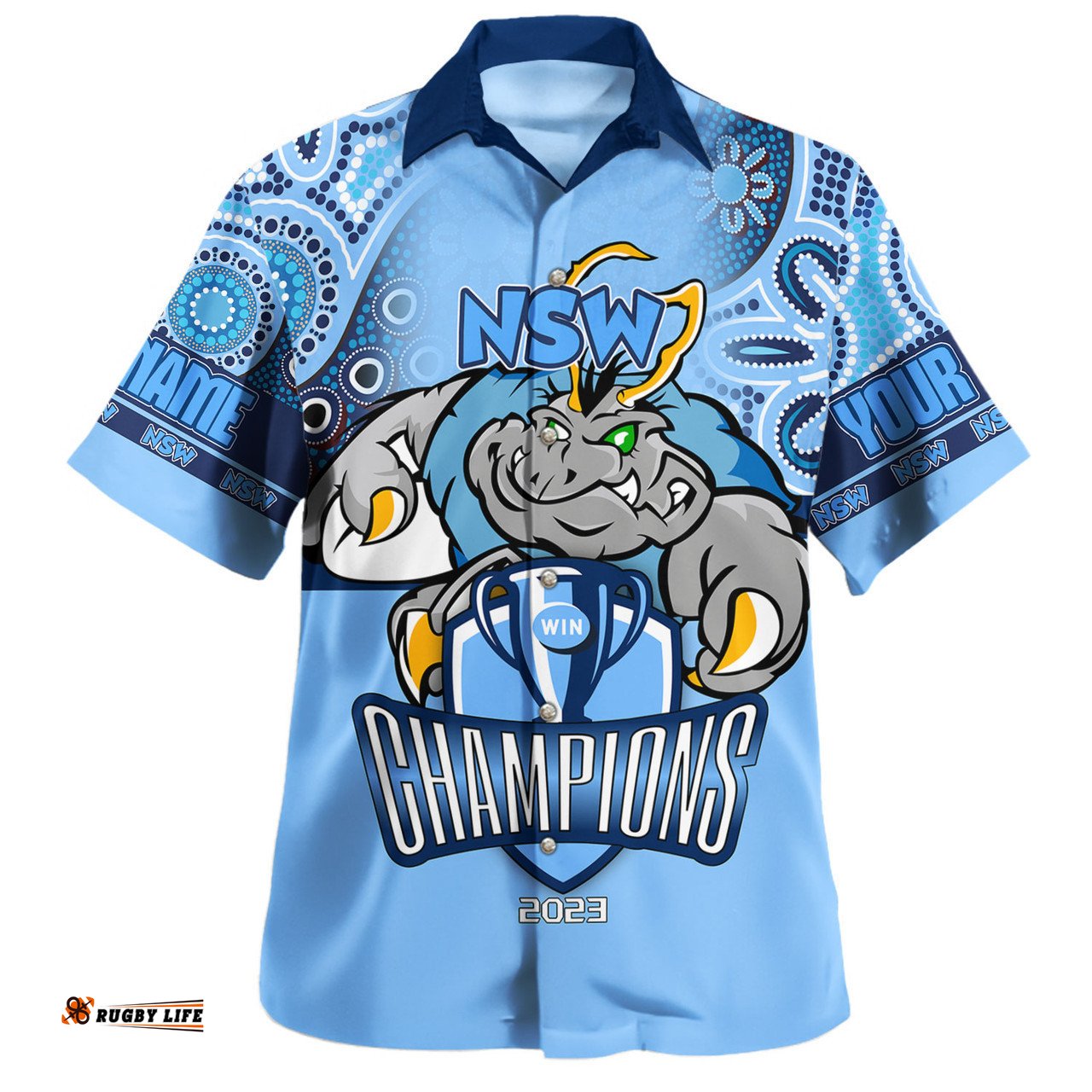 Cockroach Sport Hawaiian Shirt - Custom Talent Win Games But Teamwork And Intelligence Win Championships With Aboriginal Style