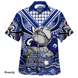Canterbury-Bankstown Bulldogs Hawaiian Shirt Aboriginal Inspired Naidoc Week Custom For Die Hard Fan Supporters