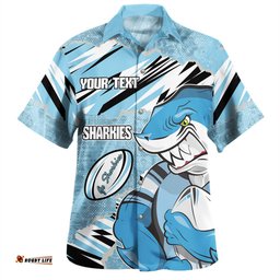 Cronulla-Sutherland Sharks Hawaiian Shirt - Theme Song