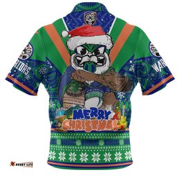 New Zealand Warriors Christmas Custom Hawaiian Shirt - Warriors Santa Aussie Big Things Hawaiian Shirt
