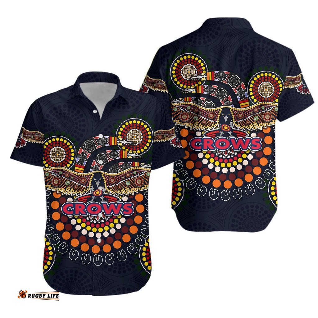 Adelaide Hawaiian Shirt Indigenous Crows