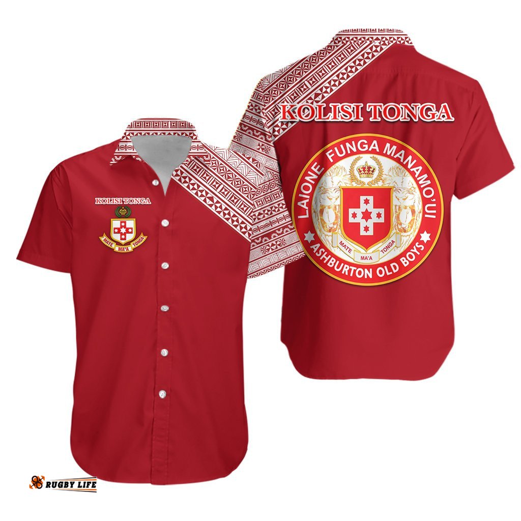 Kolisi Tonga Hawaiian Shirt Mate Ma'a Tonga Rugby Original