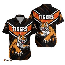 Wests Tigers Hawaiian Shirt Simple