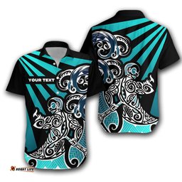 Custom Personalised Maori Aotearoa Hawaiian Shirt New Zealand Simple Style