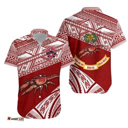 Rewa Rugby Union Fiji Hawaiian Shirt Special Version Red