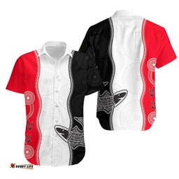 ST Kilda Hawaiian Shirt Aboriginal
