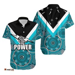 Port Adelaide Hawaiian Shirt Power