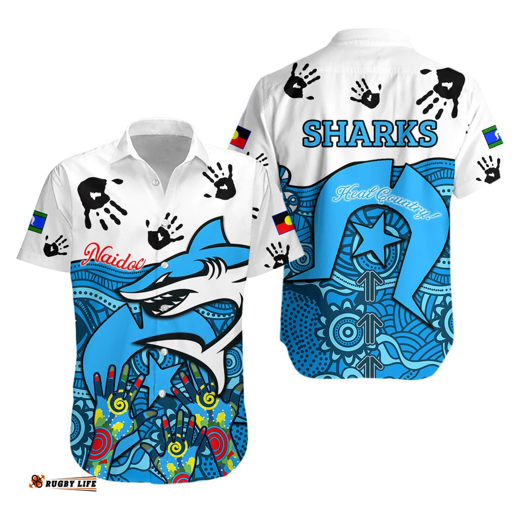 Sharks NAIDOC Week Hawaiian Shirt Cronulla