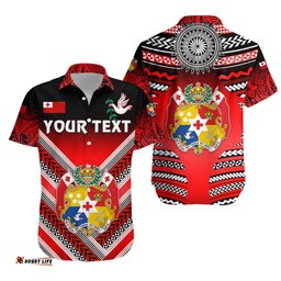 Custom Personalised Mate Ma'a Tonga Rugby Hawaiian Shirt Polynesian Creative Style