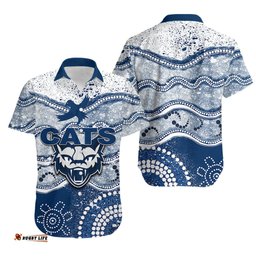 Cats Hawaiian Shirt Aboriginal Grunge Style