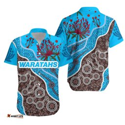Australia Hawaiian Shirt Waratahs Rugby