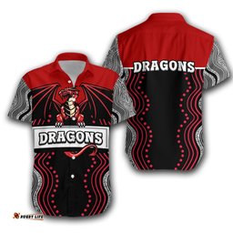 Dragons Hawaiian Shirt St. George Aboriginal Sport Style Ver.2