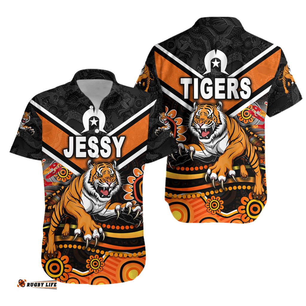 Jessy Wests Tigers Hawaiian Shirt NAIDOC