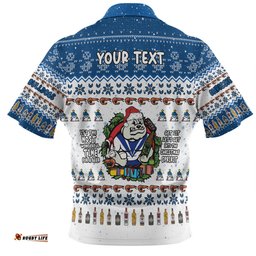 Canterbury-Bankstown Bulldogs Christmas Custom Hawaiian Shirt - Chrissie Spirit Hawaiian Shirt