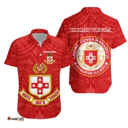 Kolisi Tonga Hawaiian Shirt Mate Ma'a Tonga Rugby Ashburton Old Boys