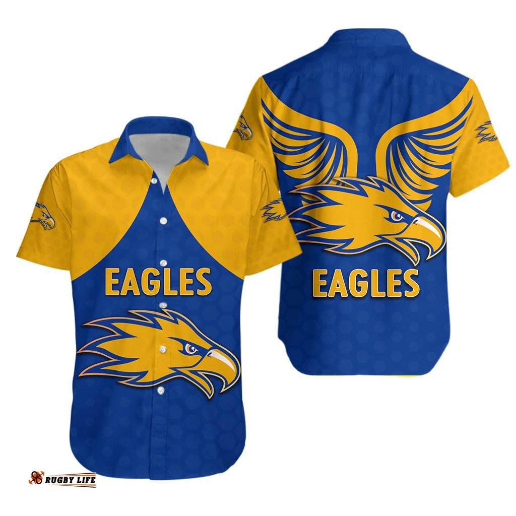 Eagles Hawaiian Shirt West Coast Royal Blue