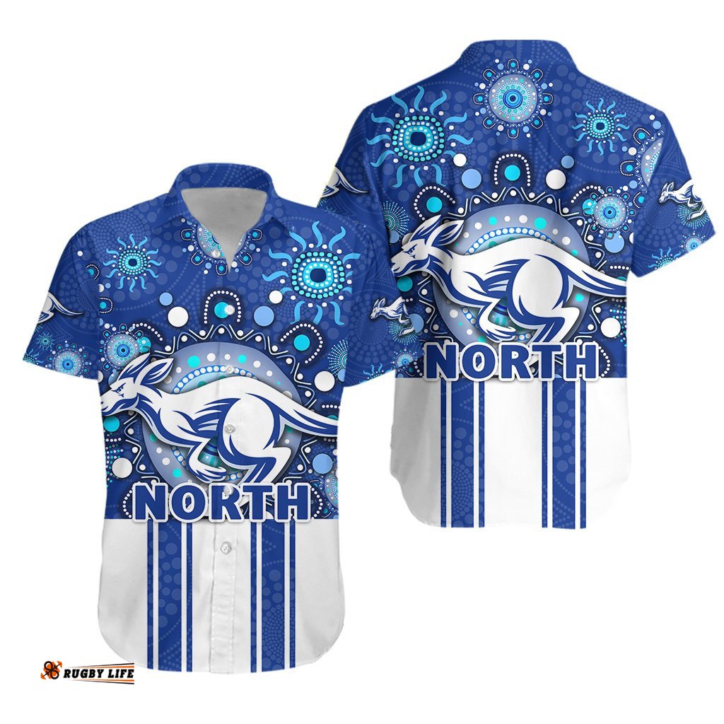 Melbourne Hawaiian Shirt Indigenous North Kangaroos