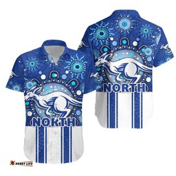 Melbourne Hawaiian Shirt Indigenous North Kangaroos
