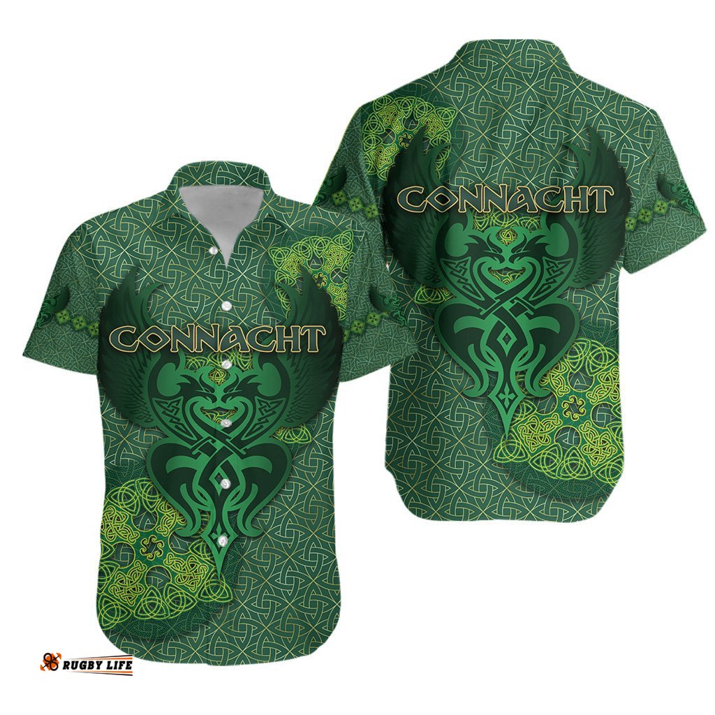 Connacht Hawaiian Shirt Lads Celtic Eagles