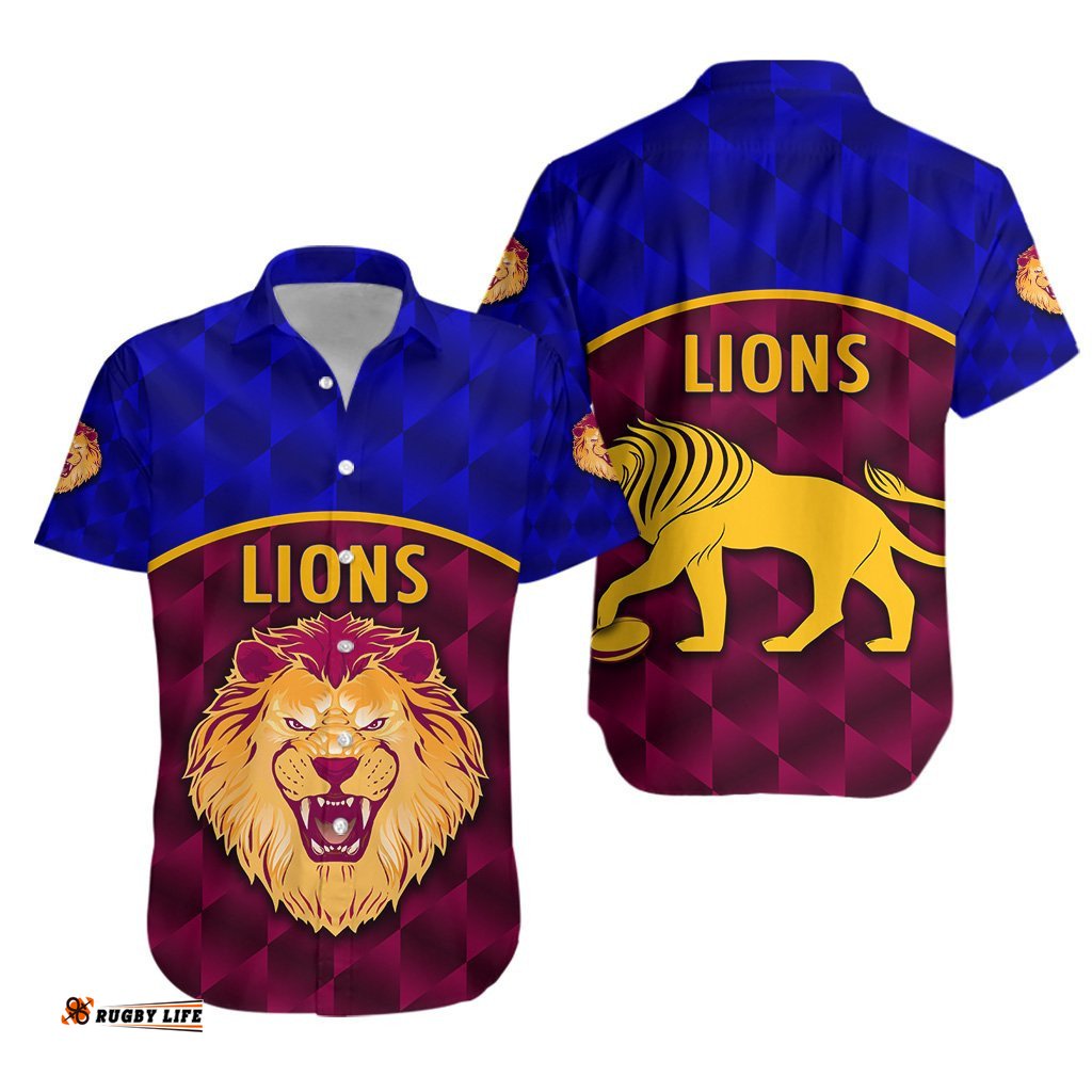 Brisbane Lions Hawaiian Shirt Powerful