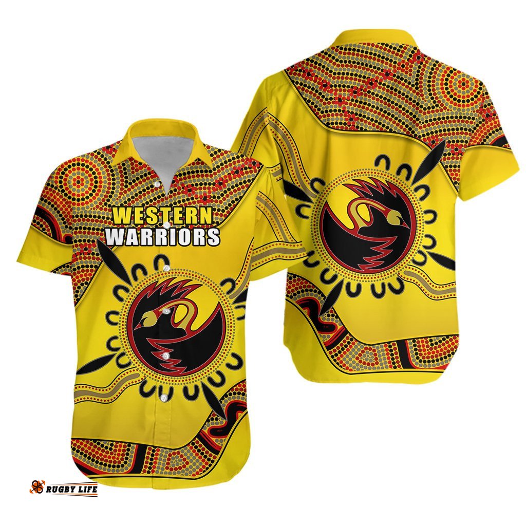 Western Warriors Hawaiian Shirt Indigenous Australian Cricket