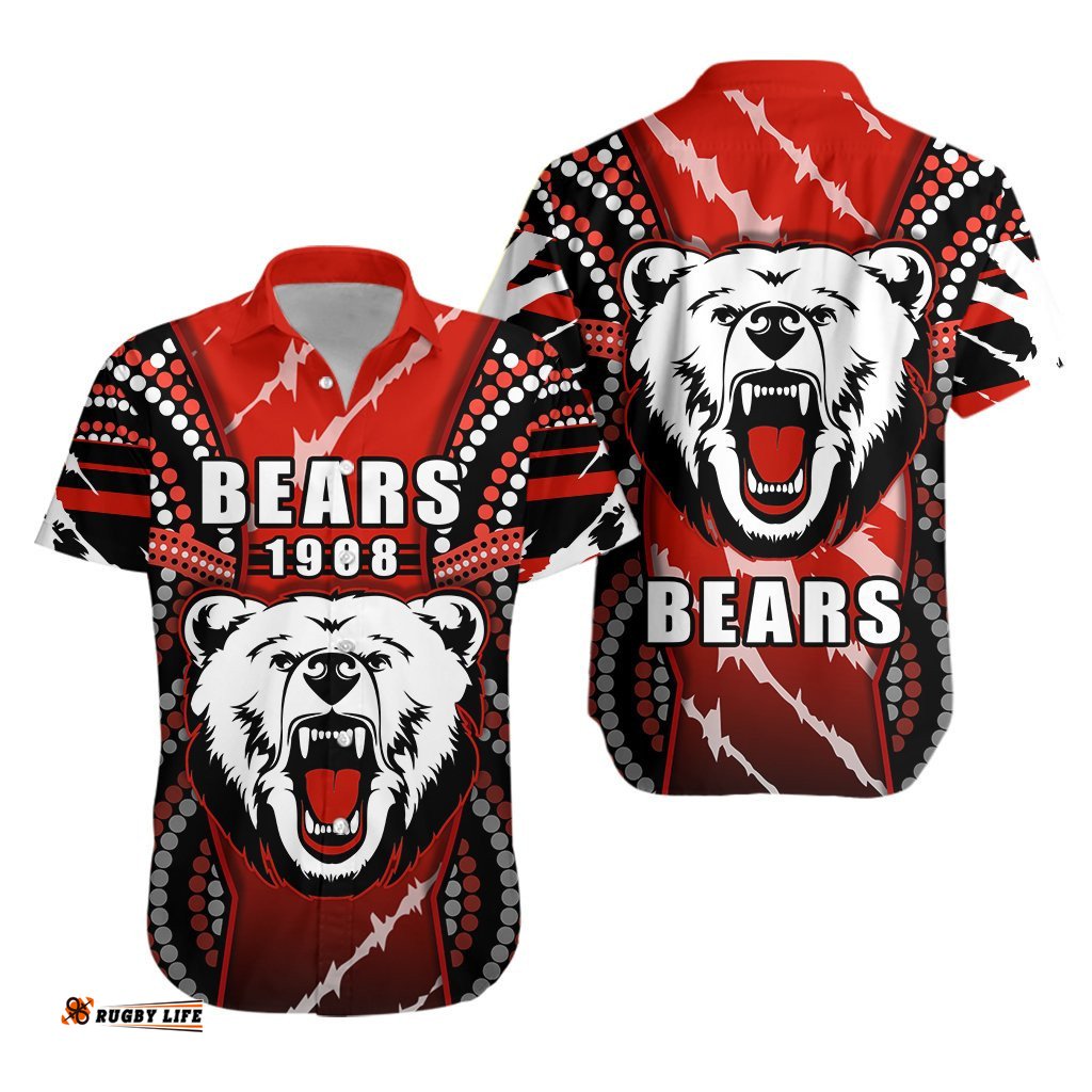 Indigenous Bears Hawaiian Shirt North Sydney Bring Back