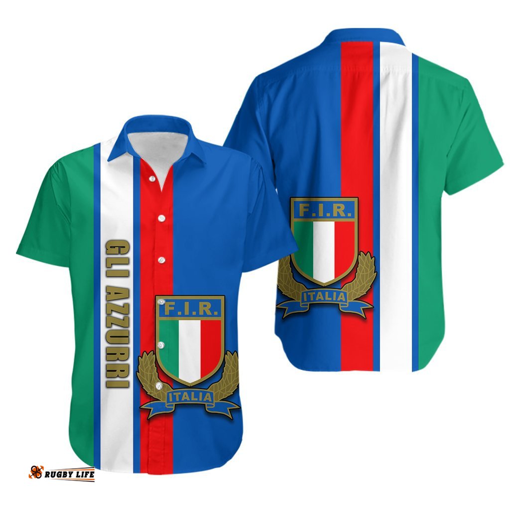 Italian Rugby Hawaiian Shirt