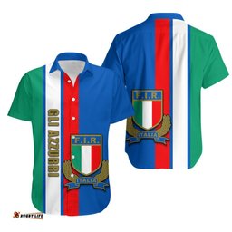 Italian Rugby Hawaiian Shirt