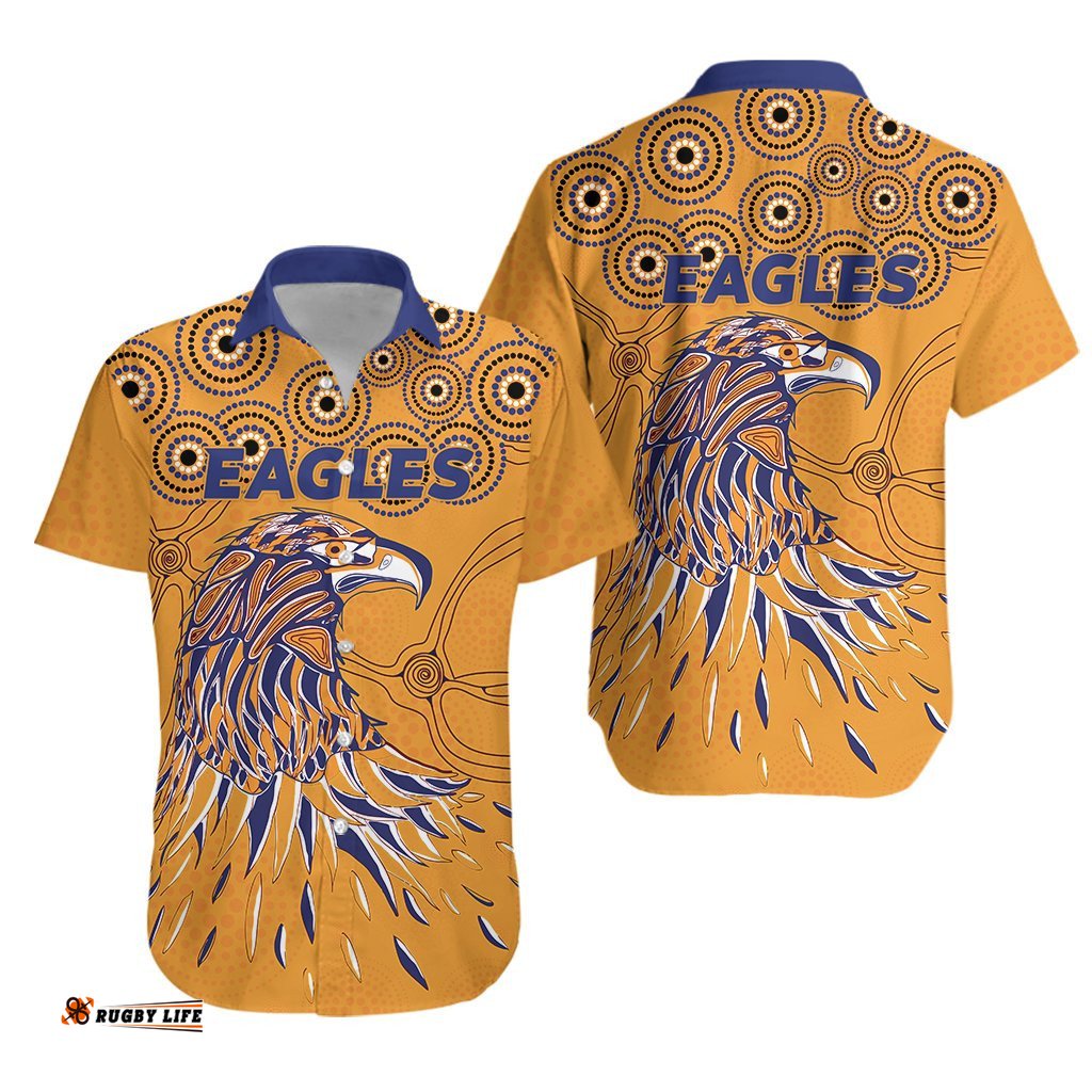 West Coast Hawaiian Shirt Eagles Indigenous