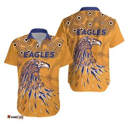 West Coast Hawaiian Shirt Eagles Indigenous