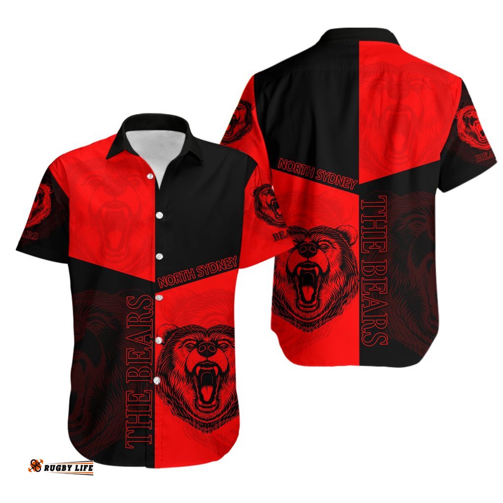 North Sydney Hawaiian Shirt The Bears