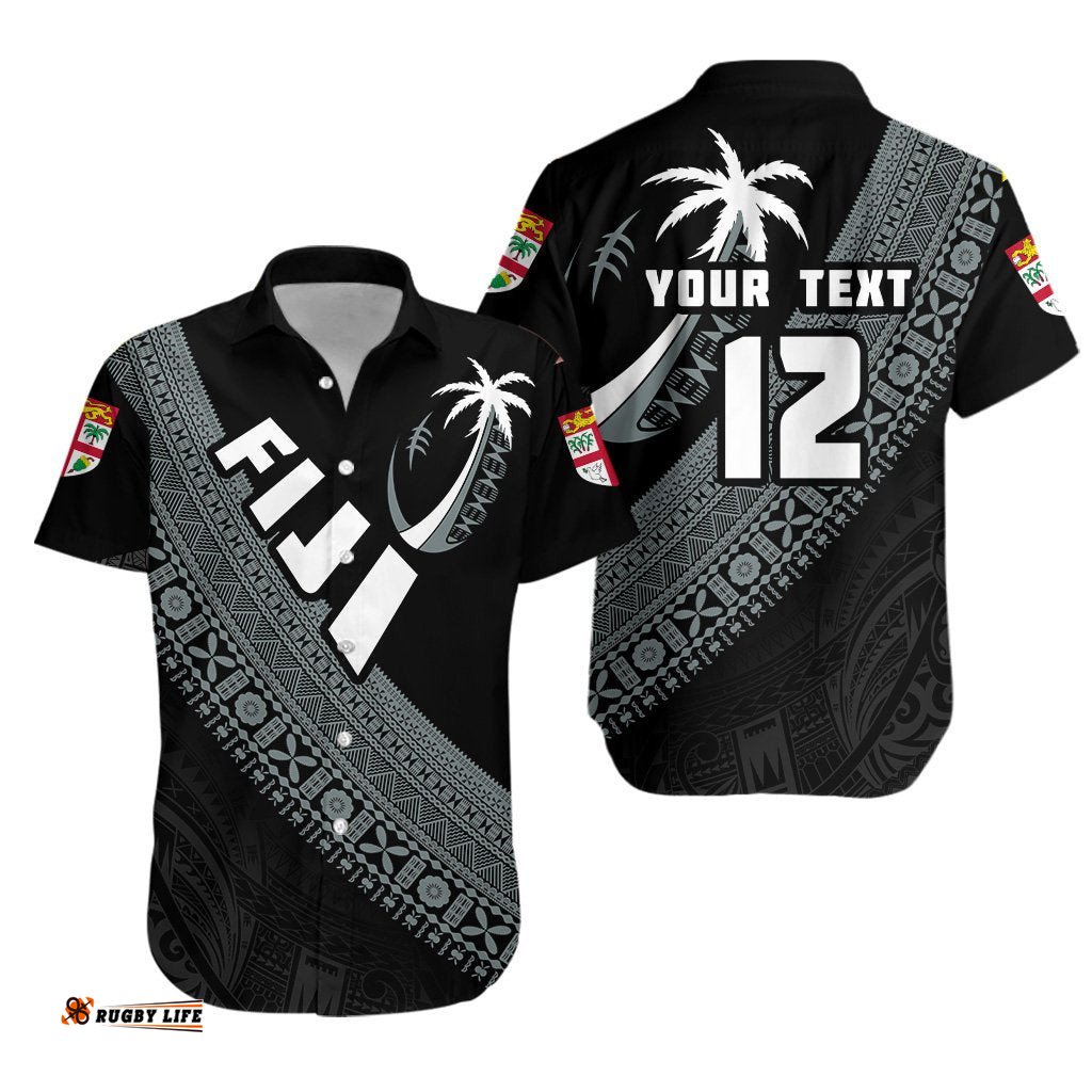 Custom Personalised Fiji Rugby Hawaiian Shirt version Style You Win