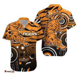 Tigers Hawaiian Shirt Wests Indigenous New
