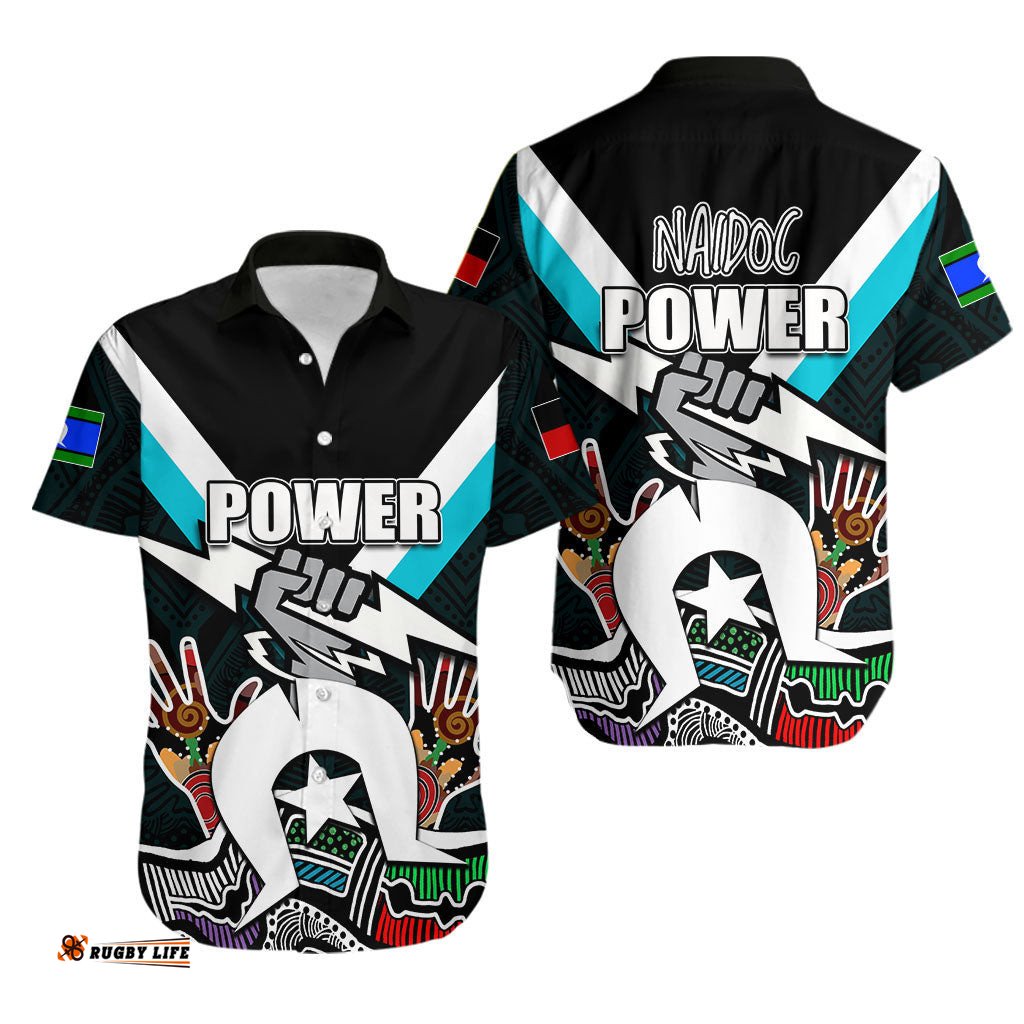 NAIDOC Port Adelaide Hawaiian Shirt Torres Strait Islanders