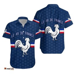 France Rugby Hawaiian Shirt Le XV De France