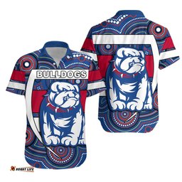 Western Football Bulldogs Hawaiian Shirt Redamancy Indigenous Australian