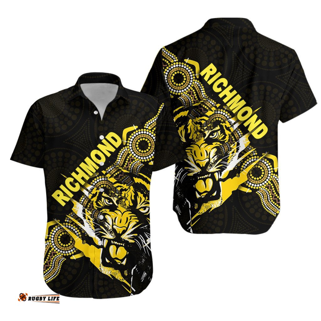 Richmond Hawaiian Shirt Power Tigers Indigenous
